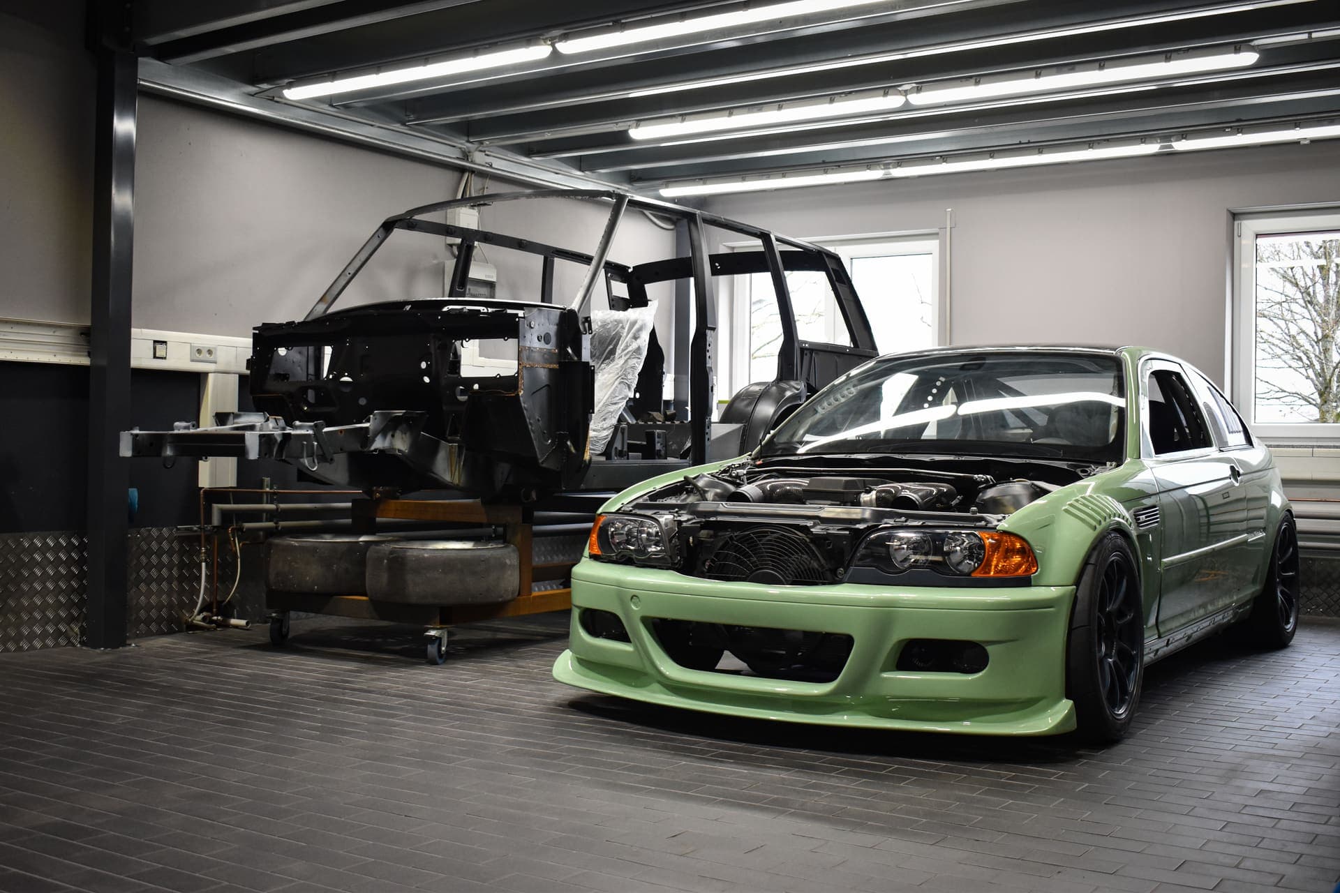 Tracktool-Aufbau auf Basis BMW E46